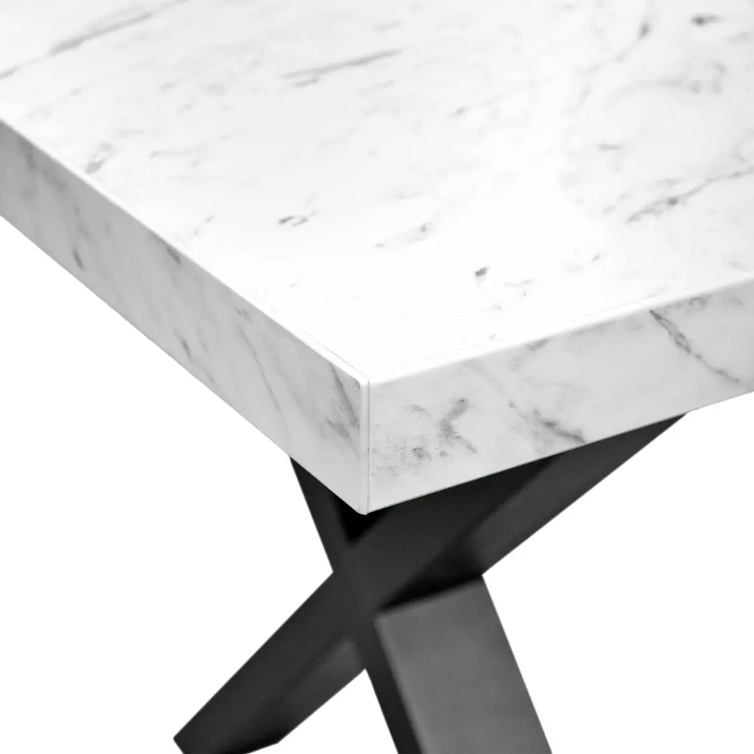 Журнальный столик DP X-Ben Onix (White Marble/Black)