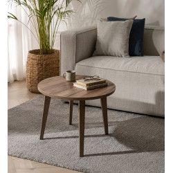 Masa pentru reviste Drewmix Moca 1 (Light Walnut)