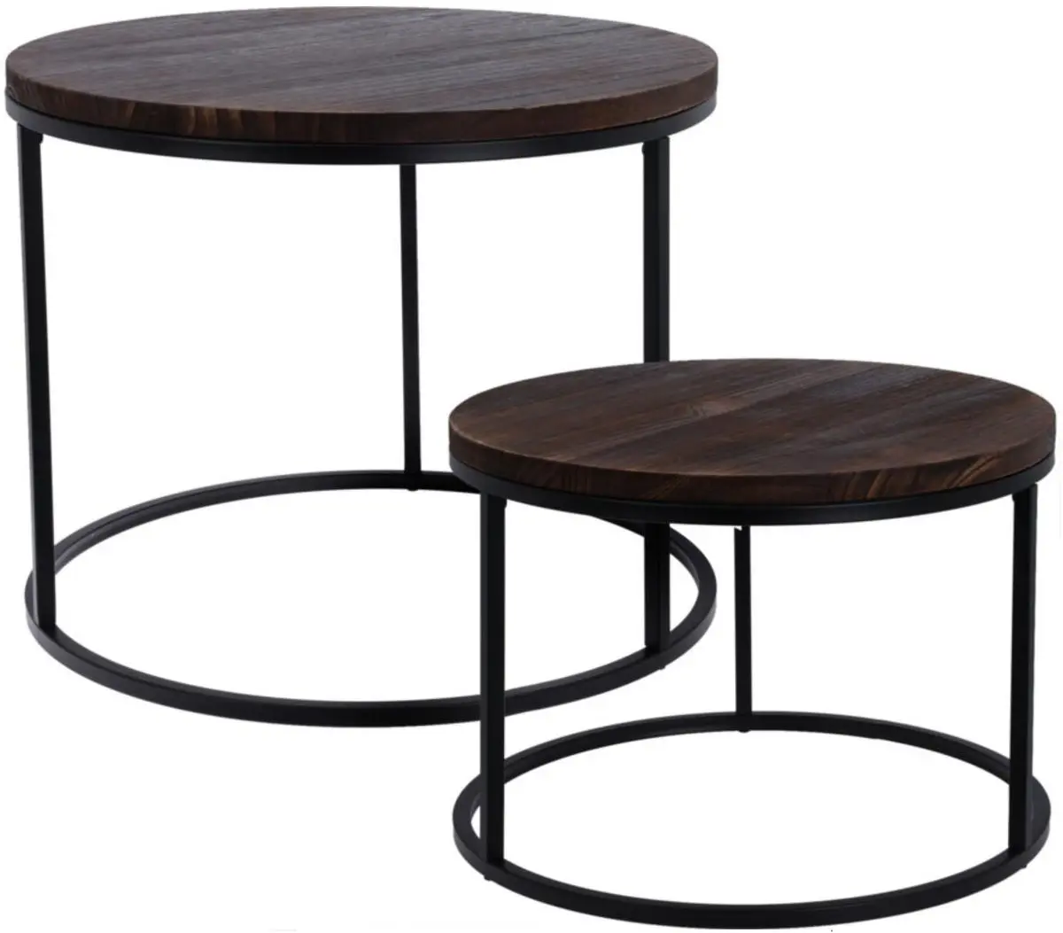 Set masute pentru reviste Excellent Houseware 279260 (Brown/Black)