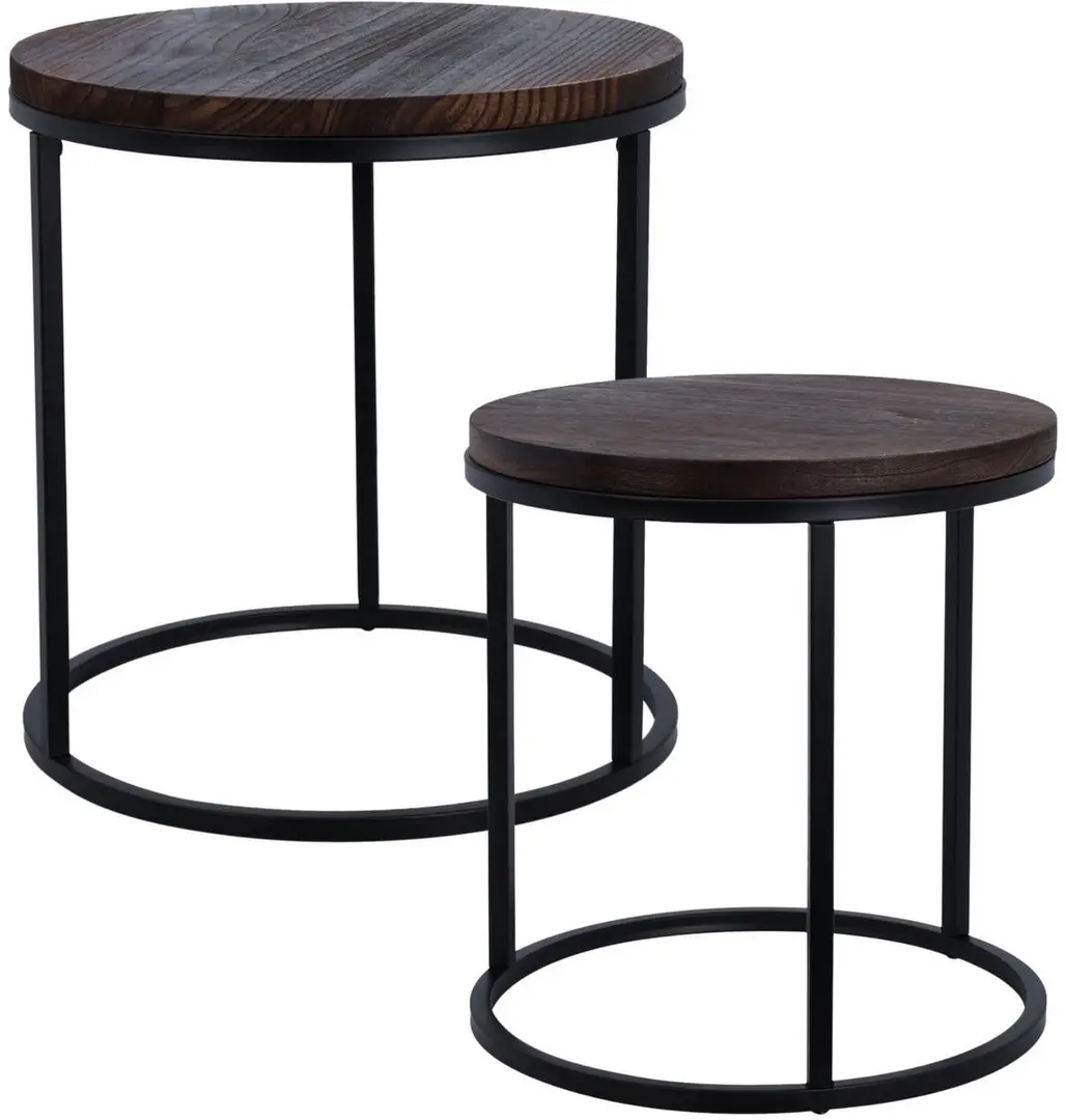 Set masute pentru reviste Excellent Houseware 279284 (Brown/Black)
