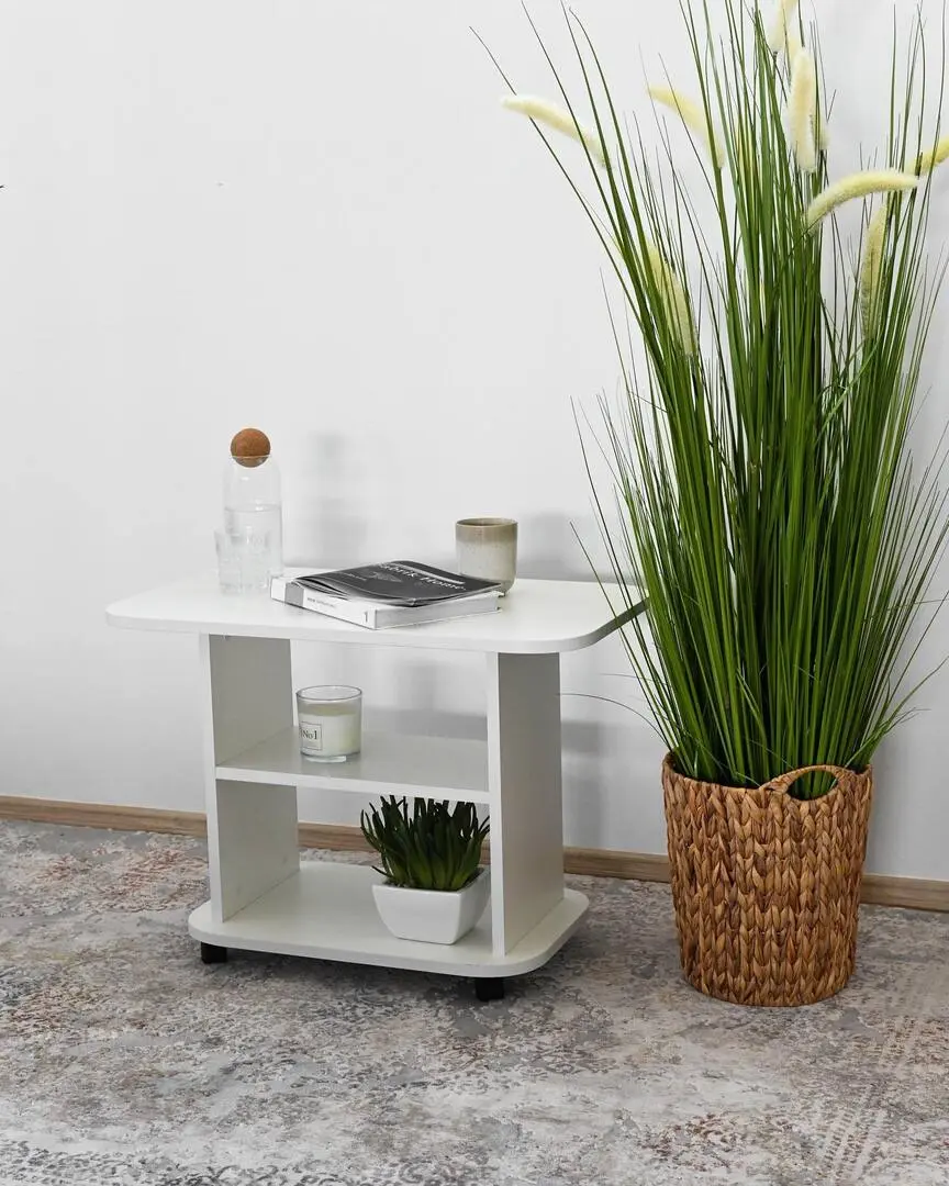 Masa pentru reviste Fabrik Home Rolic №1 (Ash White)