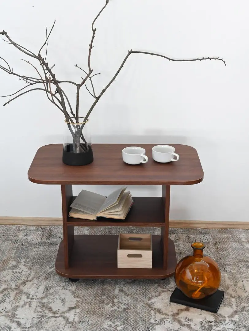 Masa pentru reviste Fabrik Home Rolic (Stone Walnut)