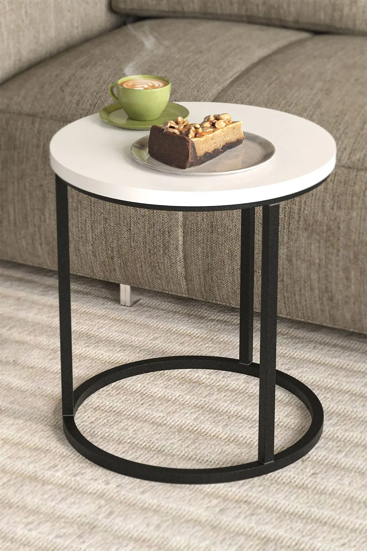 Набор журнальных столиков Bofigo Kamer (White/Black) - 3