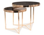 Set mese pentru reviste Signal Delia II (Marble/Gold)