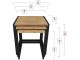 Set masute pentru reviste Fabulous Metal Nesting (Pine/Black)