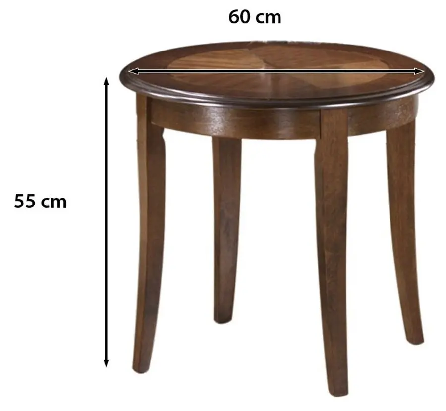 Masa pentru reviste Signal California D (Dark Wallnut) - 2