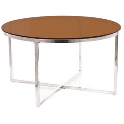 Журнальный столик Signal Crystal A (Smocky Amber/Silver)