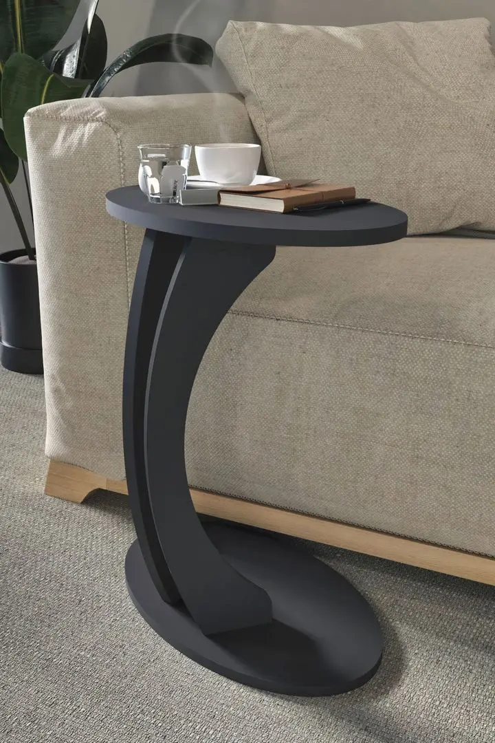 Masa pentru reviste Bofigo Ellipse (Anthracite)
