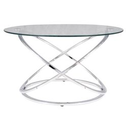 Masa pentru reviste Signal Eos B (Transparent/Chrome) Thumb