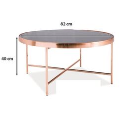 Журнальный столик Signal Gina B (Black/Copper) Thumb