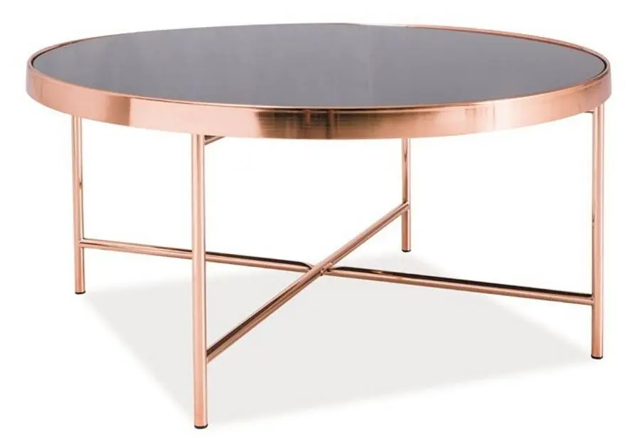 Журнальный столик Signal Gina B (Black/Copper)