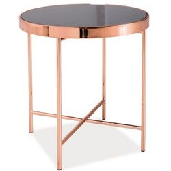 Журнальный столик Signal Gina C (Black/Copper)