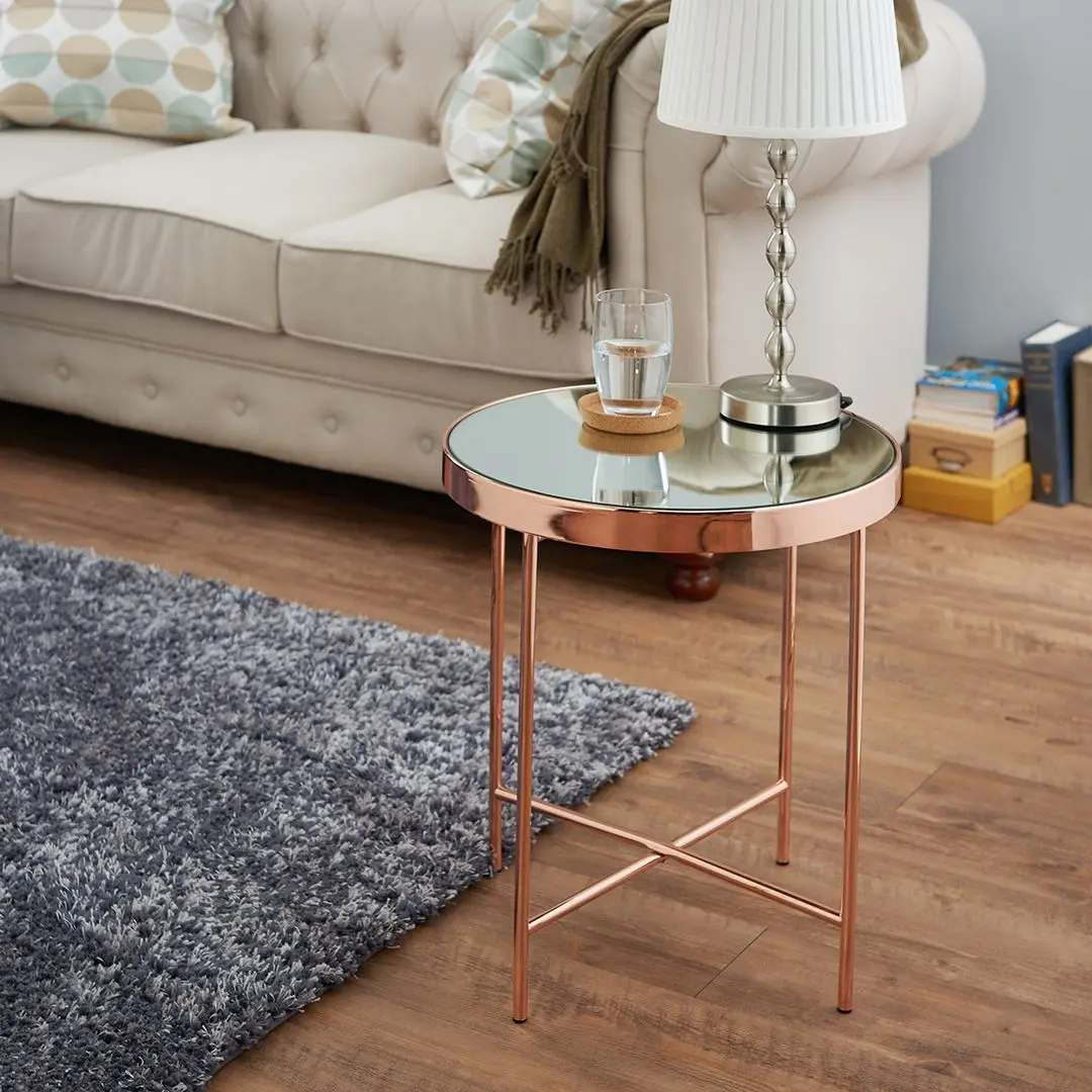 Журнальный столик Signal Gina C (Black/Copper) - 6