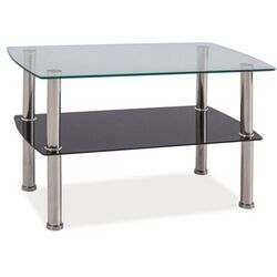 Masa pentru reviste Signal Irene (Transparent/Chrome)