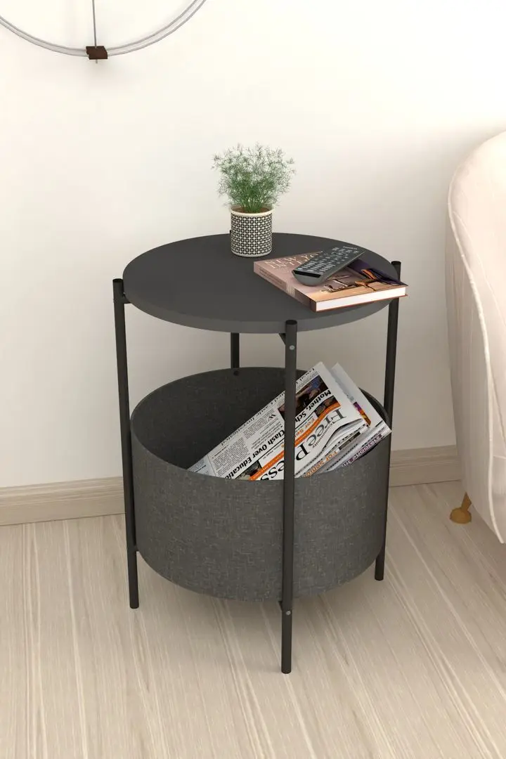 Masa pentru reviste Bofigo With Bag (Anthracite)