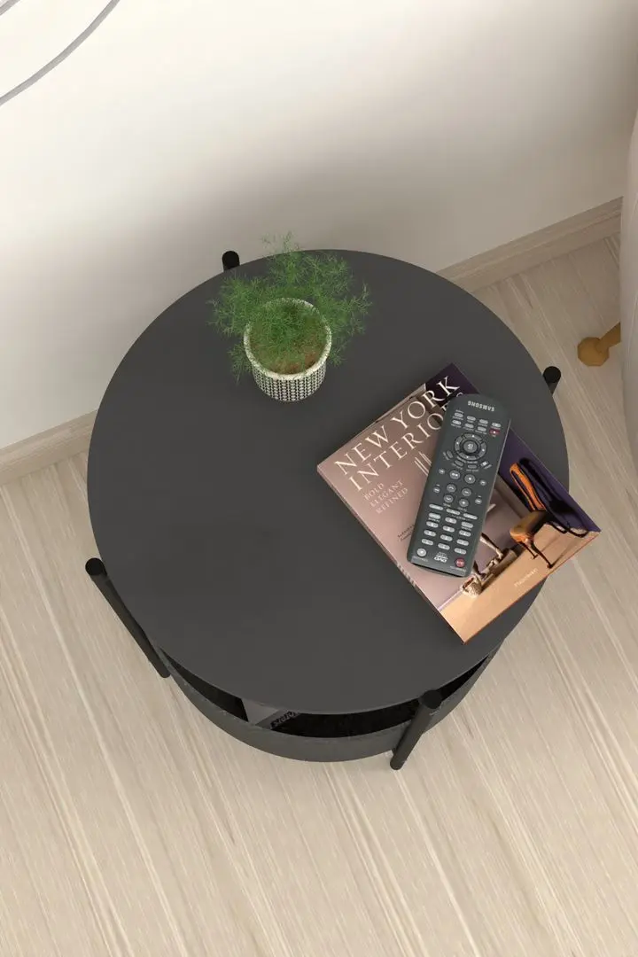 Masa pentru reviste Bofigo With Bag (Anthracite)