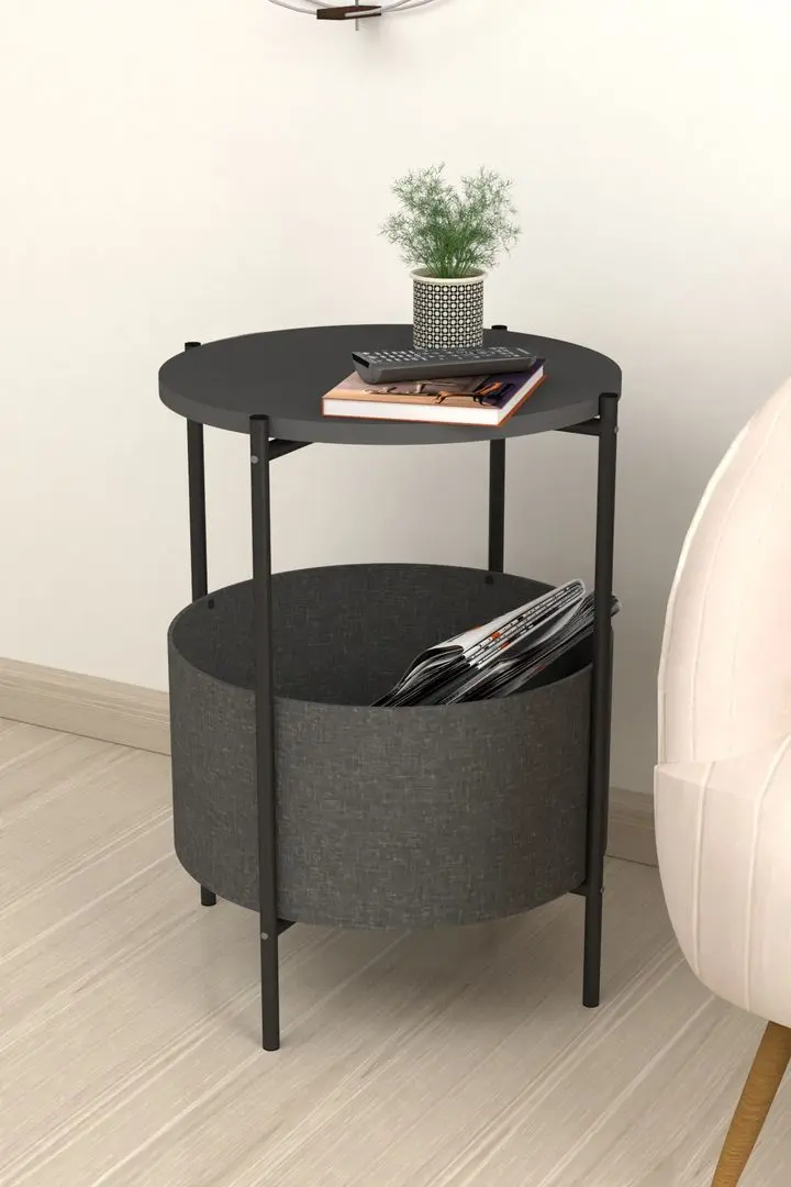 Masa pentru reviste Bofigo With Bag (Anthracite)