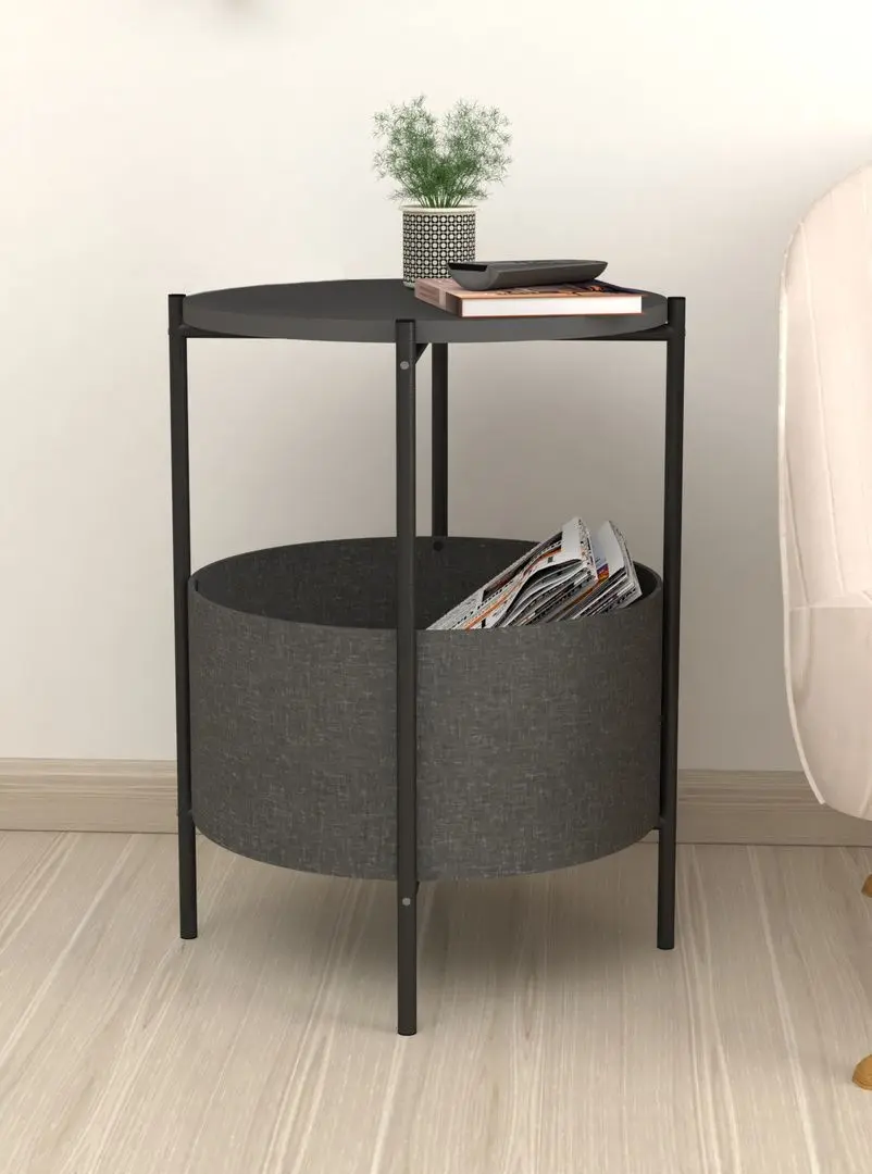 Masa pentru reviste Bofigo With Bag (Anthracite)