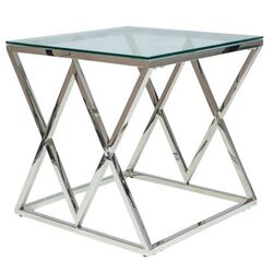 Masa pentru reviste Signal Zegna B (Transparent/Silver)