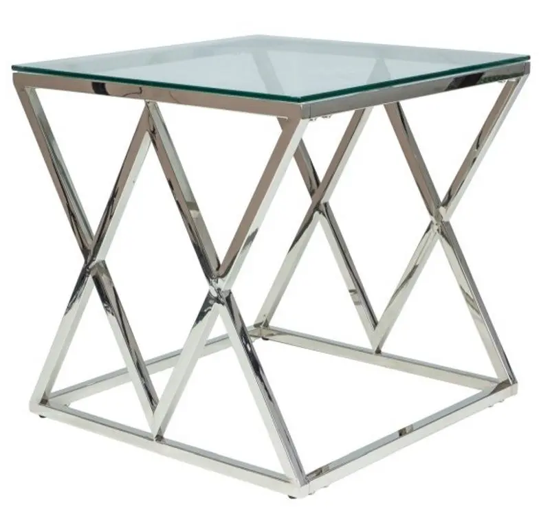 Masa pentru reviste Signal Zegna B (Transparent/Silver)