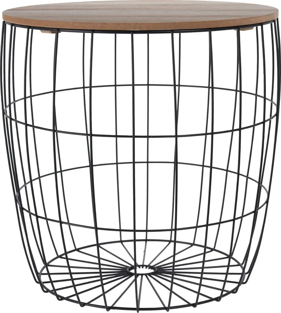 Masa pentru reviste H&S 46696.1 (Black/Wood)