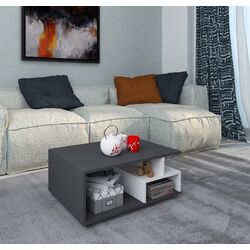 Masa pentru reviste Haaus Tapa (Anthracite/White)