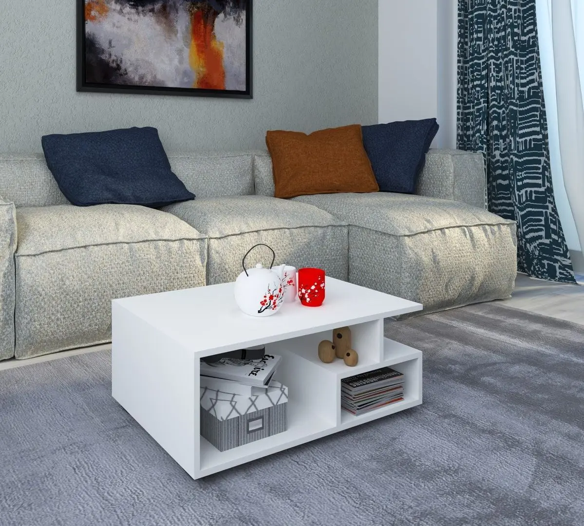 Журнальный столик Haaus Tapa (White)