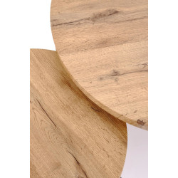 Set mese de cafea Halmar Anger (Gold Oak/Black) Thumb