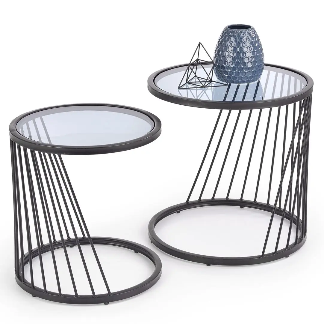 Set mese pentru reviste Halmar Antilla (Black) - 2