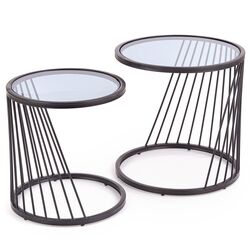 Set mese pentru reviste Halmar Antilla (Black)