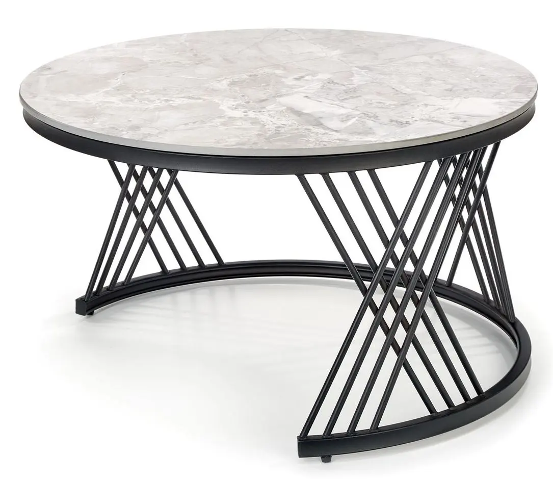 Set mese pentru reviste Halmar Flamingo (Gray Marble) - 5