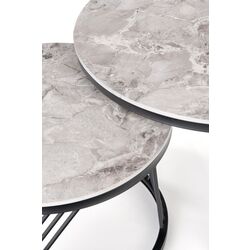 Set mese pentru reviste Halmar Flamingo (Gray Marble) Thumb