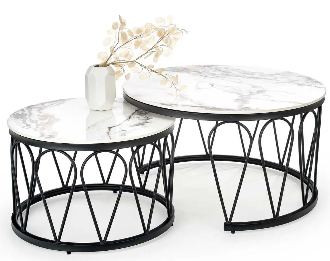 Set mese pentru reviste Halmar Formosa (White Marble) - 2