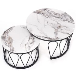 Set mese pentru reviste Halmar Formosa (White Marble) Thumb