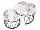 Set mese pentru reviste Halmar Formosa (White Marble)