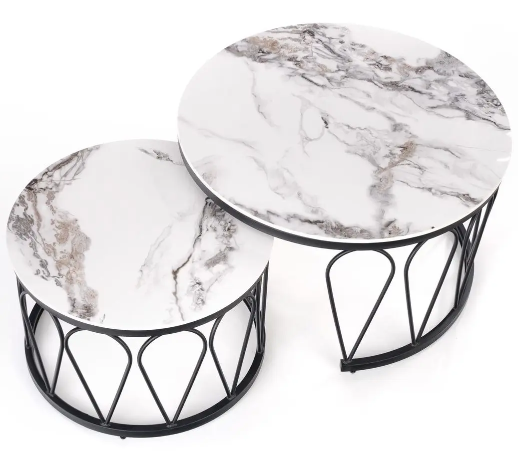 Set mese pentru reviste Halmar Formosa (White Marble) - 3