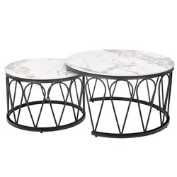 Set mese pentru reviste Halmar Formosa (White Marble)