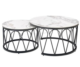 Set mese pentru reviste Halmar Formosa (White Marble)