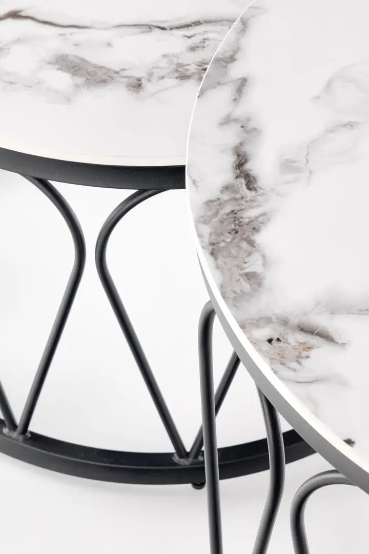 Set mese pentru reviste Halmar Formosa (White Marble) - 6