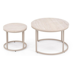 Set mese de cafea Halmar Paola (Travertine/Cashmere) Thumb