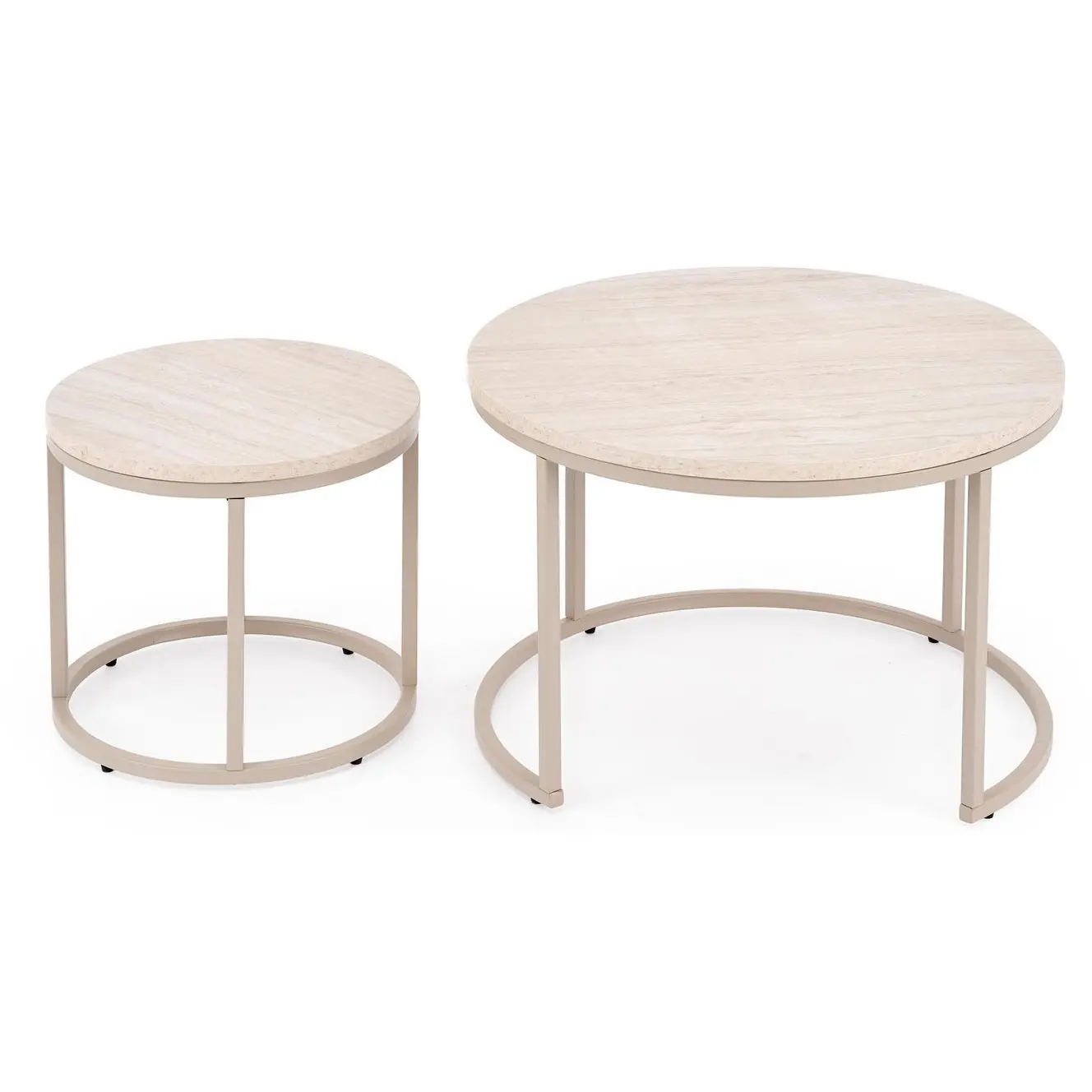 Set mese de cafea Halmar Paola (Travertine/Cashmere) - 5