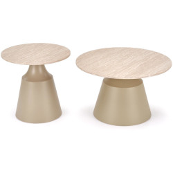 Комплект журнальных столиков Halmar Zurich (Travertine/Cashmere) Thumb