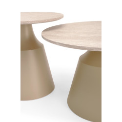 Комплект журнальных столиков Halmar Zurich (Travertine/Cashmere) Thumb