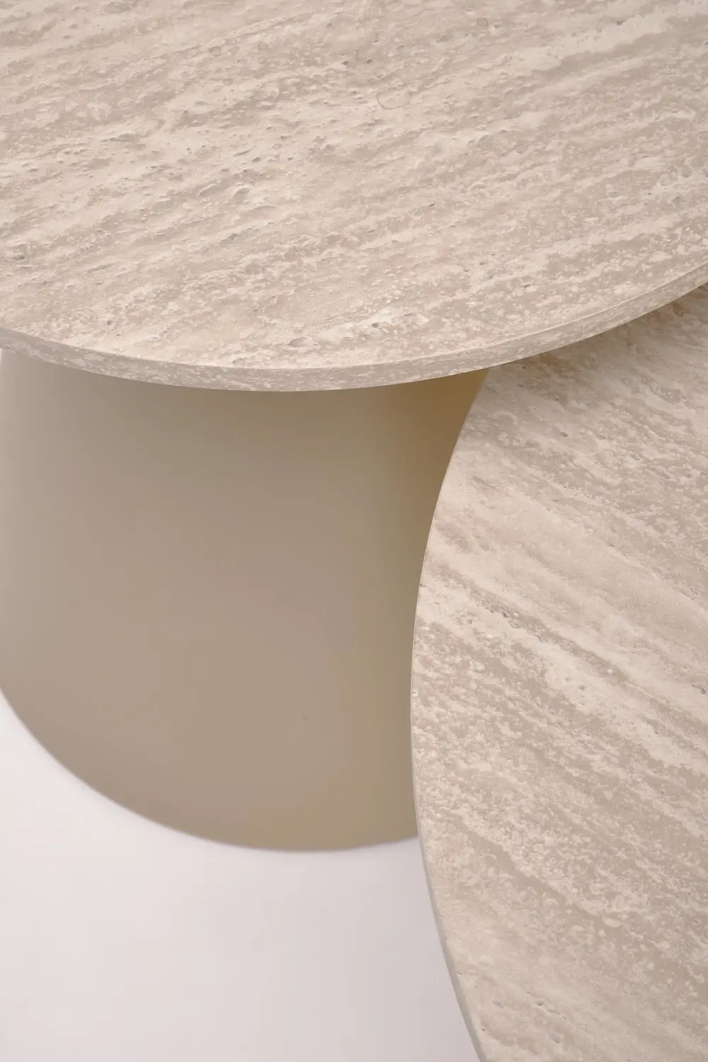 Комплект журнальных столиков Halmar Zurich (Travertine/Cashmere) - 7
