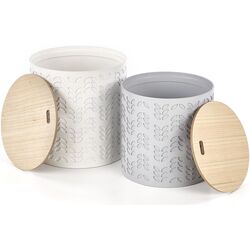 Set mese pentru reviste Halmar Alba (White/Gray) Thumb