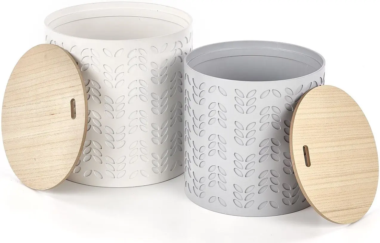 Set mese pentru reviste Halmar Alba (White/Gray) - 2