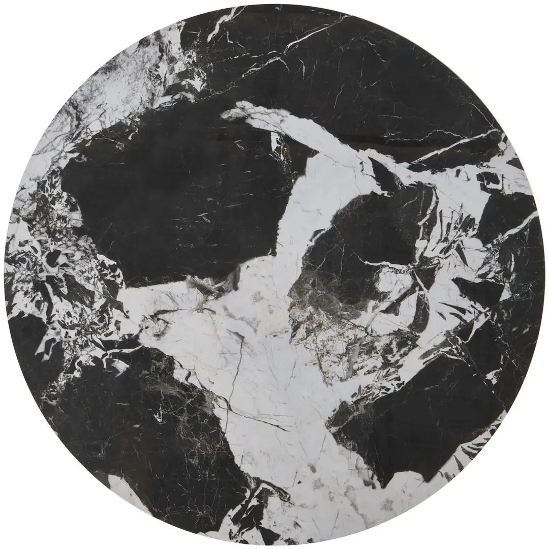 Set masute pentru reviste Halmar Alexandra (Black Marble/Black)