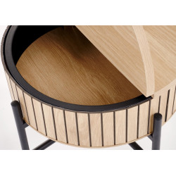 Set masute pentru reviste Halmar Dante (Natural/Black) Thumb