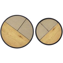 Set masute pentru reviste Halmar Garmina (Golden Oak/Black) Thumb