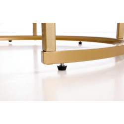 Набор журнальных столиков Halmar Gilda (White Marble/Gold) Thumb